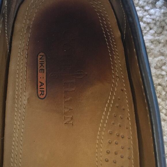 COLE HAAN HOSTPICK NIKEAIR. Loafer 10 M Black EUC Leather main image 7